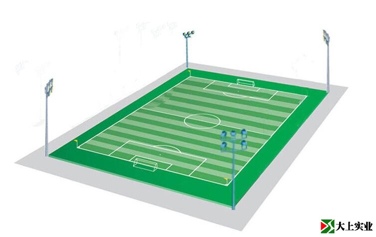 足球場(chǎng)燈光布燈方案一