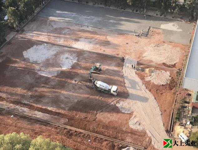 學(xué)校整體施工場(chǎng)面