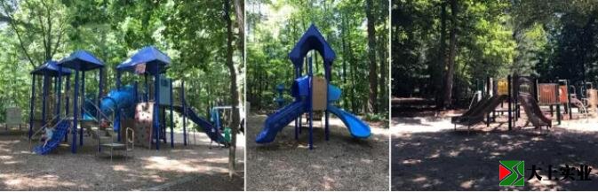 圖5  森林公園中的器械類游樂設(shè)施