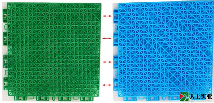 籃球場懸浮式拼裝地板安裝
