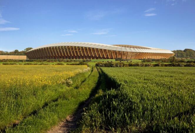 世界首個(gè)全木制建造的足球場(chǎng)即將開工