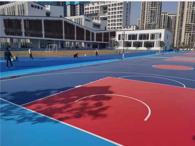 籃球場(chǎng)地面施工