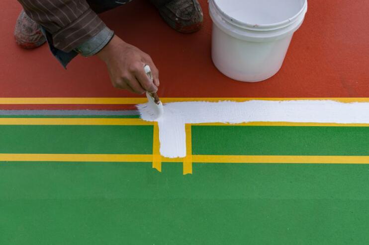 籃球場(chǎng)畫線施工方法