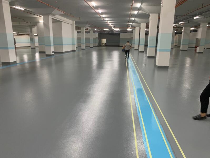 汕尾御景壹號(hào)地下車庫地坪漆