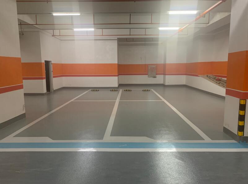 汕尾御景壹號(hào)地下車庫地坪漆