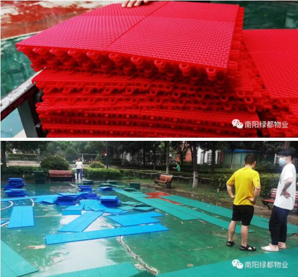 改造進(jìn)行時(shí)，施工員在默默工作，小朋友們高興的也幫起忙來(lái)啦！