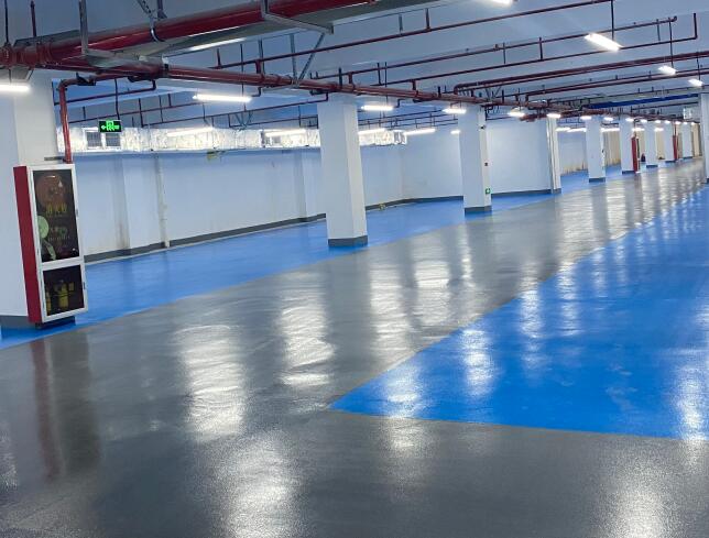 停車(chē)場(chǎng)地坪漆面漆施工
