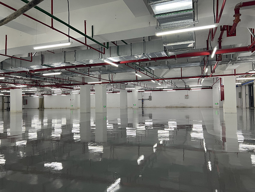 海心小學(xué)地下車庫地坪