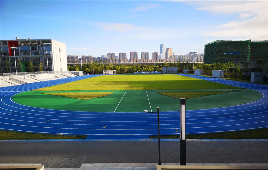 上海融欣體育設(shè)施工程有限公司 塑膠跑道足球場