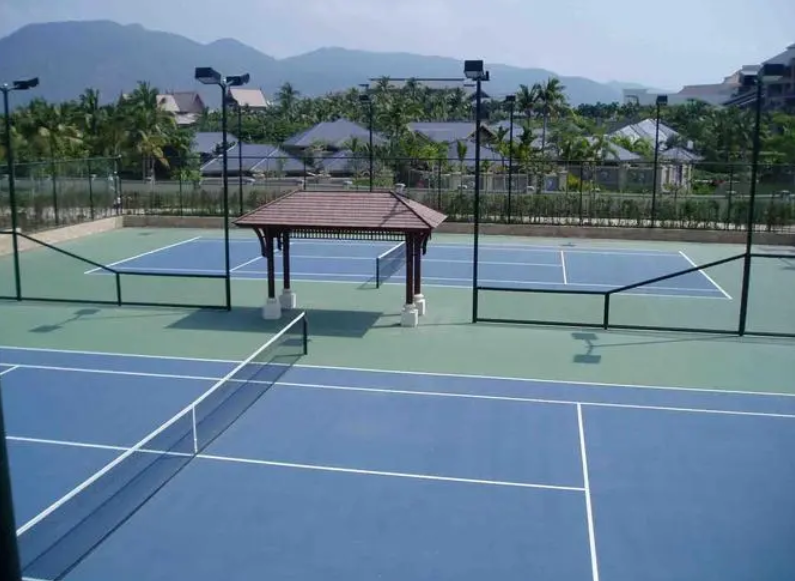 大上實業(yè)塑膠網球場