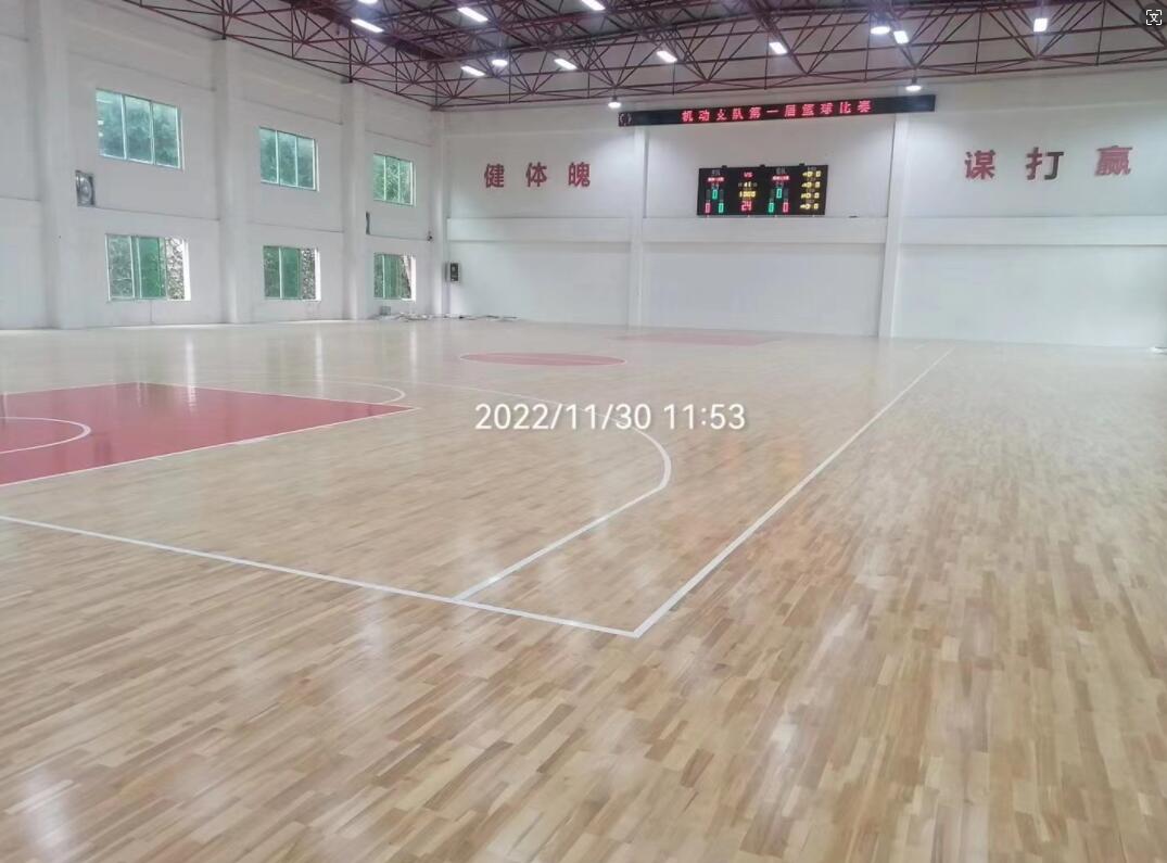 廣州某部隊室內(nèi)木地板球場運動場館建設(shè)施工項目