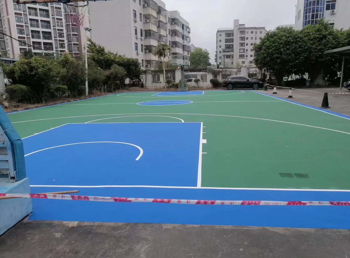 大鵬稅局籃球場(chǎng)工程